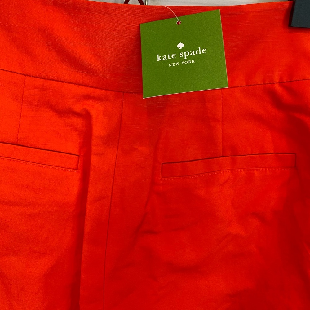 Kate Spade Red Wide-Leg Pants - Picture 13 of 15